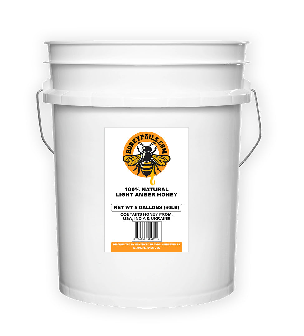 Light Amber Honey - 2.5 Gallons 